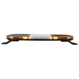 Extra-flat LED amber lightbar white center module 950 mm